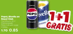PLUS Pepsi, Rivella en Royal Club aanbieding