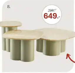 INHOUSE Salontafelset Quaranta aanbieding