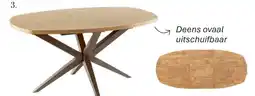 INHOUSE Eettafel Marindo aanbieding