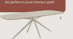 INHOUSE Eettafel Tabiro aanbieding