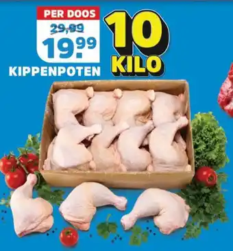Sahan Supermarkten Kippenpoten aanbieding