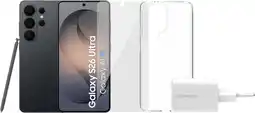 Coolblue Samsung Galaxy S26 Ultra 512GB Zwart 5G + Compleet Accessoirepakket aanbieding