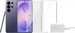 Coolblue Samsung Galaxy S26 Ultra 1TB Donkerblauw 5G + Compleet Accessoirepakket aanbieding