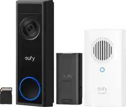 Coolblue Eufy Video Doorbell C31 + SD kaart + Chime aanbieding