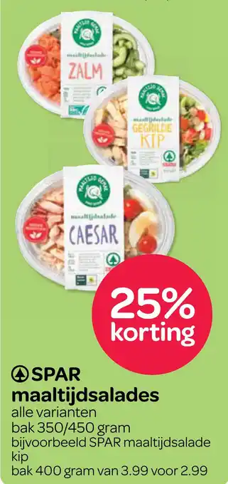 Spar Maaltijdsalades aanbieding