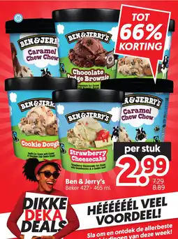 Dekamarkt Ben & Jerry's aanbieding