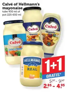 Coop Calvé of hellmann's mayonaise aanbieding