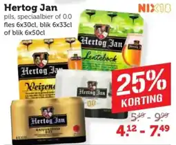 Coop Hertog jan pils speciaalbier of 0.0 aanbieding