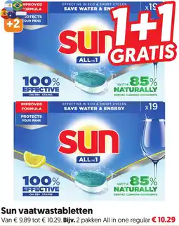 Dekamarkt Sun vaatwastabletten aanbieding