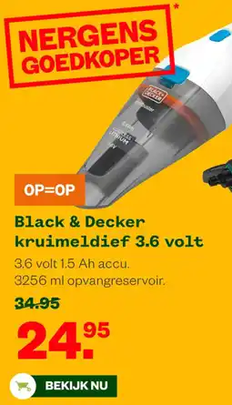 Welkoop Black & Decker kruimeldief aanbieding