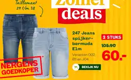 Welkoop 247Jeans spijkerbermuda Elm aanbieding