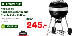 Welkoop Napoleon houtskoolbarbecue Pro Kettle aanbieding