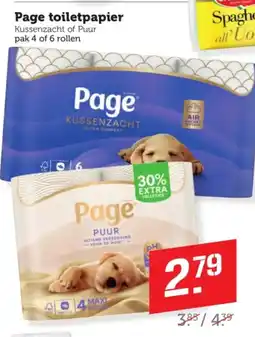 Coop Page toiletpapier aanbieding