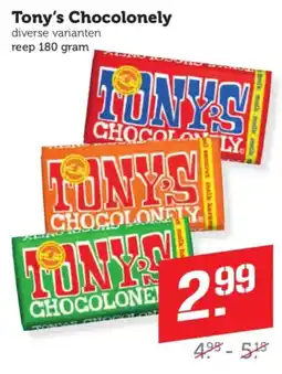 Coop Tony's Chocolonely aanbieding
