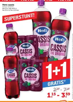 Coop Hero cassis aanbieding