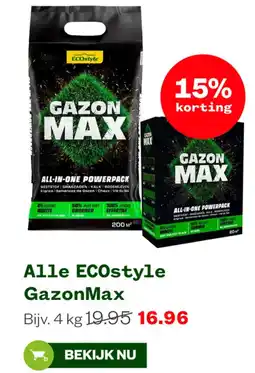 Welkoop Alle ECOstyle GazonMax aanbieding