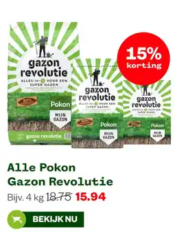 Welkoop Alle Pokon Gazon Revolutie aanbieding