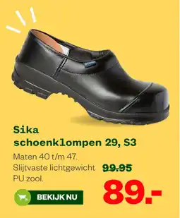 Welkoop Sika schoenklompen 29, S3 aanbieding