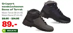 Welkoop Grisport wandelschoenen Davos of Terrak aanbieding