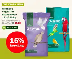 Welkoop Welkoop vogel of duivenvoer aanbieding