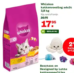 Welkoop Whiskas kattenvoeding adult aanbieding