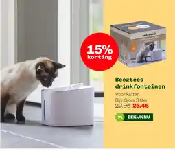 Welkoop Beeztees drinkfonteinen aanbieding