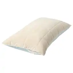 IKEA Kejsarolvon kussenbeschermer, beige kant naar boven, rechthoekige vorm, gewatteerd ontwerp aanbieding