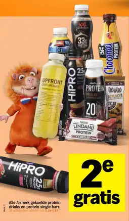 Albert Heijn Alle A-merk gekoelde protein drinks en protein single bars aanbieding
