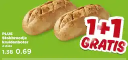 PLUS PLUS Stokbroodje kruidenboter aanbieding