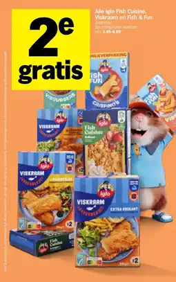 Albert Heijn Alle Iglo Fish Cuisine, Viskraam en Fish & Fun aanbieding