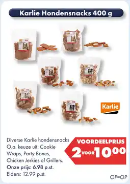Huisdier Voordeelshop Karlie Hondensnacks 400 g aanbieding