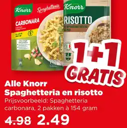 PLUS Alle Knorr Spaghetteria en risotto aanbieding