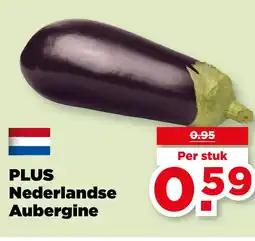 PLUS PLUS Nederlandse Aubergine aanbieding
