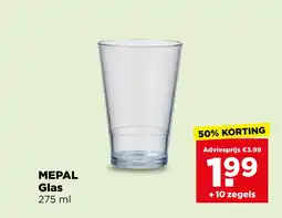 PLUS MEPAL Glas aanbieding