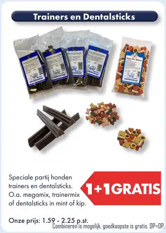 Huisdier Voordeelshop Trainers en Dentalsticks aanbieding