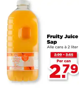 PLUS Fruity Juice Sap aanbieding