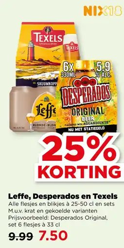 PLUS Leffe, Desperados en Texels aanbieding
