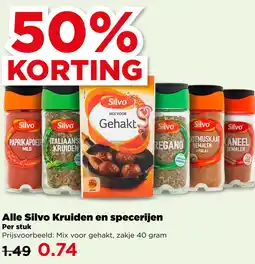 PLUS Alle Silvo Kruiden en specerijen aanbieding