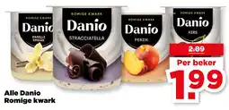 PLUS Alle Danio Romige kwark aanbieding