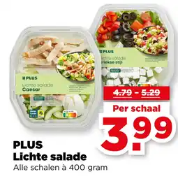 PLUS PLUS Lichte salade aanbieding