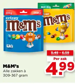 PLUS M&M's aanbieding