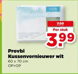 PLUS Provbi Kussenvernieuwer wit aanbieding