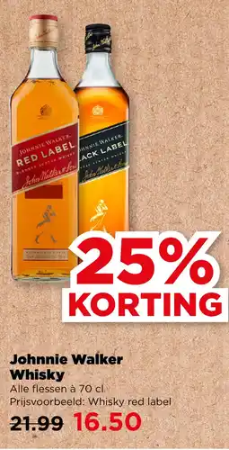 PLUS Johnnie Walker Whisky aanbieding