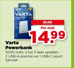 PLUS Varta Powerbank aanbieding