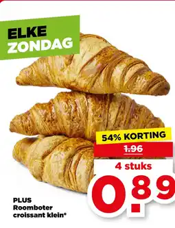 PLUS PLUS Roomboter croissant klein aanbieding
