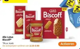 Albert Heijn Alle Lotus Biscoff aanbieding