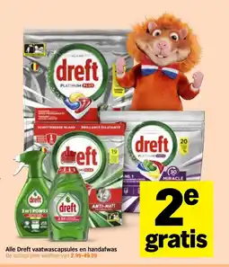Albert Heijn Alle Dreft vaatwascapsules en handafwas aanbieding