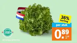 Albert Heijn AH Crispy green sla aanbieding
