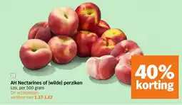 Albert Heijn AH Nectarines of wilde perziken aanbieding