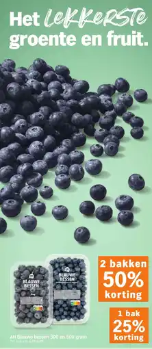 Albert Heijn AH Blauwe bessen aanbieding